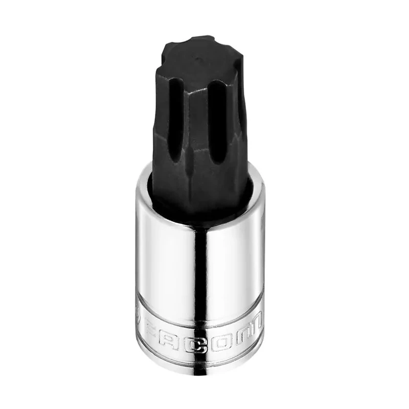 Facom 3/8 in Drive 11 mm Hexagon Square Socket, Bright Chrome Finish, 47.5mm Overall Length JTM.11GRP