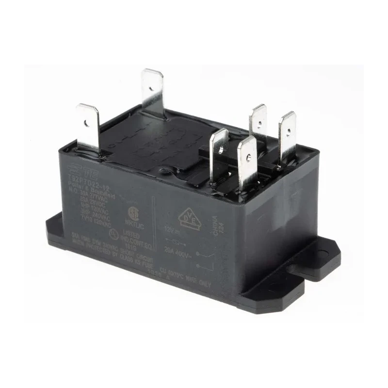 TE Connectivity Flange Power Relay 12V DC Coil 30A Switching Current DPST T92P7D22-12 6-1393211-9