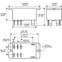 TE Connectivity Flange Power Relay 24V DC Coil 30A Switching Current DPST T92P7D22-24 7-1393211-1