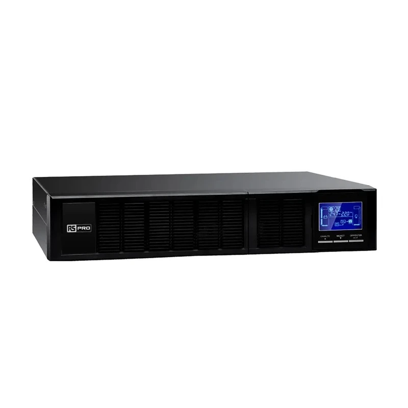 RS PRO Online Uninterruptible Power Supply 1000 VA 800 W Rack Stand Alone 110-300 V AC Input 235-5103