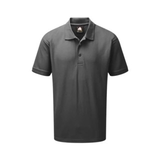 Orn Grey Polyester Cotton Unisex Premium Polo Shirt Short Sleeve 220gsm Eagle Series 1150-10/B/XL