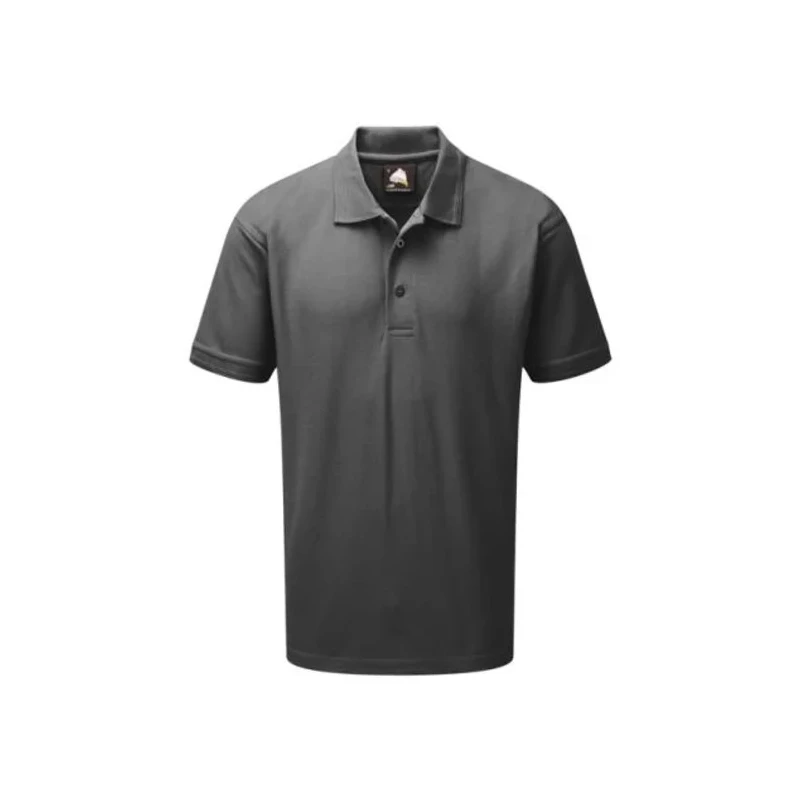 Orn Grey Polyester Cotton Unisex Premium Polo Shirt Short Sleeve 220gsm Eagle Series 1150-10/B/XL