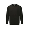 Orn Unisex Work Sweatshirt Black 65% Polyester 35% Cotton Size S 320gsm Premium Sweatshirt 1250-15/B/S