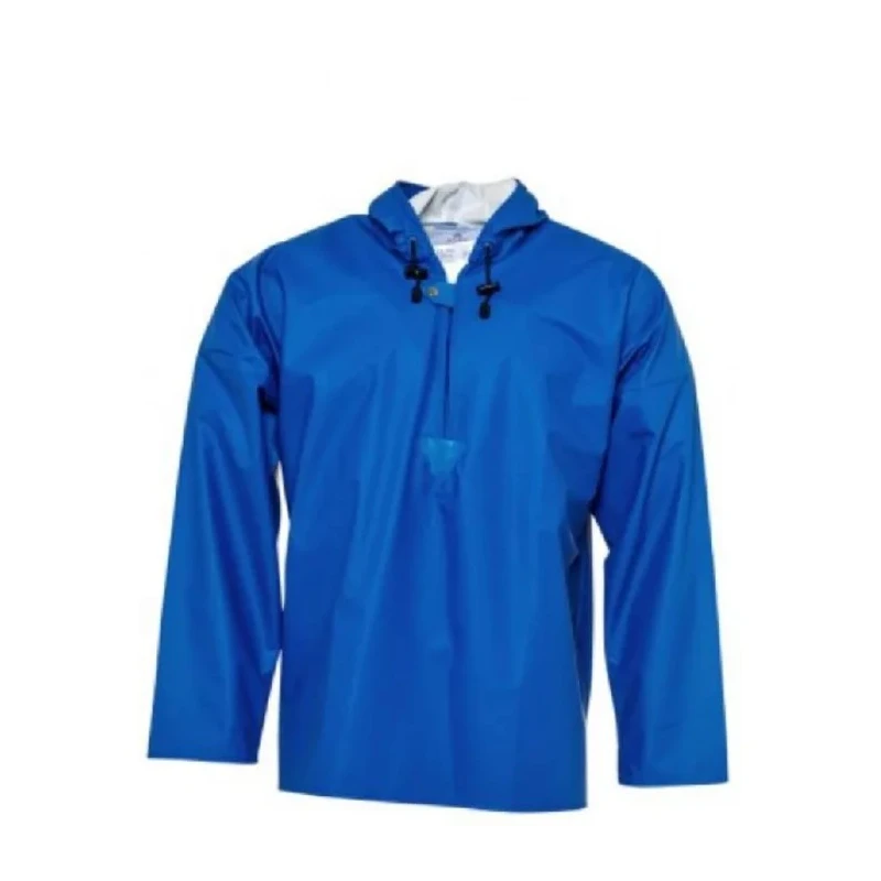 Elka Gb Chemical Resistant Liquid Resistant Jacket Zipper Size L Blue E204/B/L