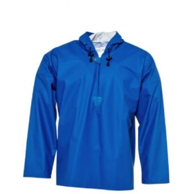 Elka Gb Blue Liquid Resistant Chemical Resistant Work Jacket Zipper M E204/B/M