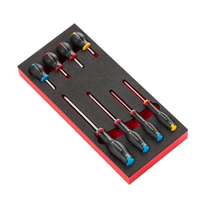 Facom Phillips Pozidriv Standard Screwdriver Set 8-Piece MODM.AT3