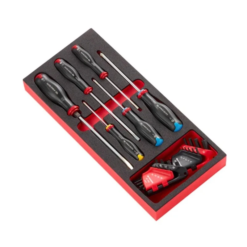 Facom Screwdriver Set Slotted Phillips Protwist, 23-Piece MODM.AT7