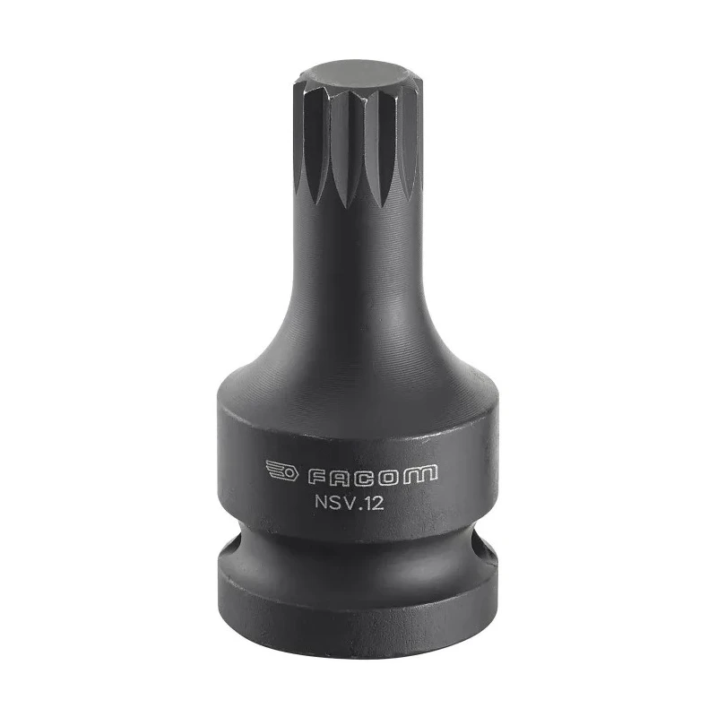 Facom 10 mm 1/2 in Drive Impact Socket, 50mm Length NSV.10