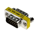 RS PRO D-Sub Adapter Male to Male 15-Way D-Sub Connector, Straight Plug-in, RoHS Compliant 235-5699