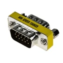 RS PRO D-Sub Adapter Male to Male 15-Way D-Sub Connector, Straight Plug-in, RoHS Compliant 235-5699