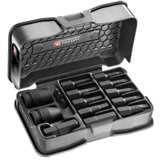 Facom Hex Phillips Torx Screwdriver Bit Set, Socket and Bit Type, 16 Pieces, Impact Sockets, NHX.14BPF