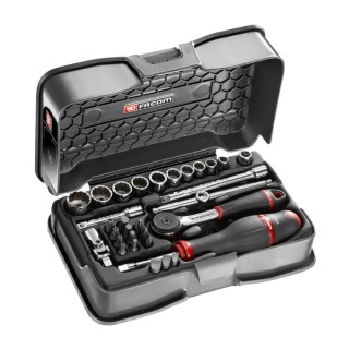 Facom 31-Piece 1/4 in 12 Point Socket Set R.161-4P12U