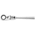 Facom 1/4 in Ratchet with Tube Handle, 115mm Overall Length, Chrome Vanadium Steel Satin Chrome Finish R.180HX