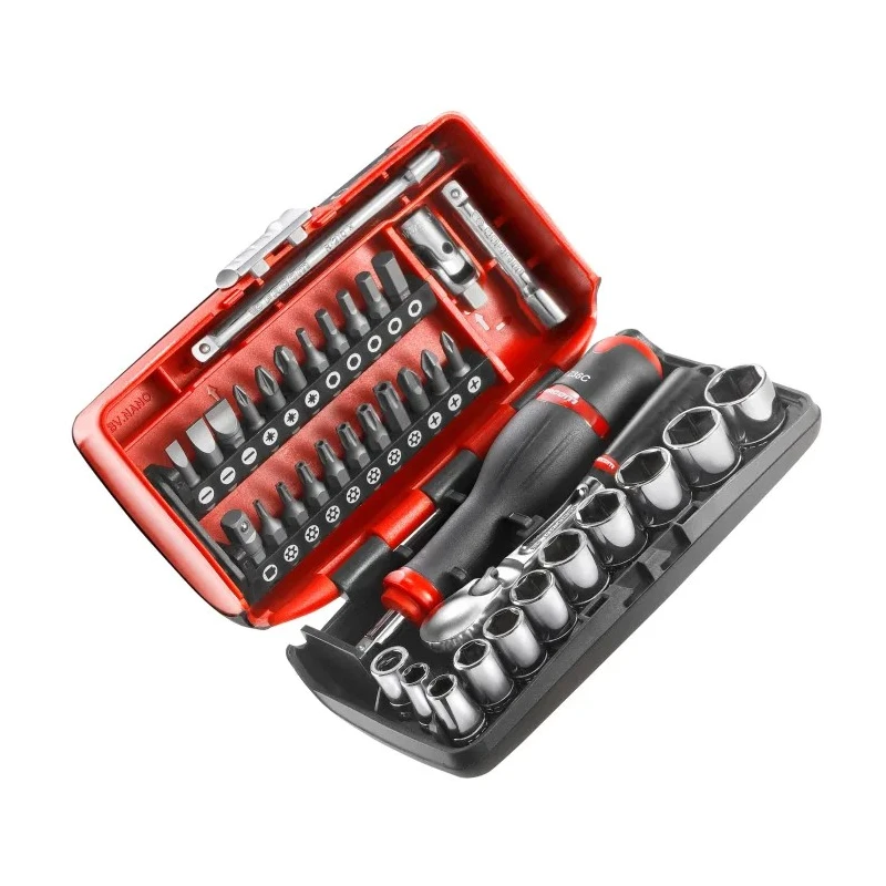 Facom 38-Piece 1/4 in 6 Point Socket Set RL.NANO1