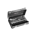 Facom 15-Piece 1/2 in 12 Point Socket Set with Ratchet and Extension S.151-1P12