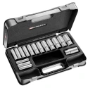 Facom 16-Piece 1/2 in Drive 12 Point Long Socket Set S.404AE