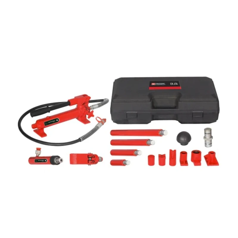Facom Hydraulic Hand Pump, Steel Body, 0.27 L Usable Oil Capacity, 122 mm Cylinder Stroke, 700 bar Maximum Operating CR.4TA