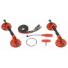 Facom 2 Cup Suction Lifter D.28BPF, Suction Cups 2x, Ratchet Strap, Removal Tool, Pull Handle D.28BPF