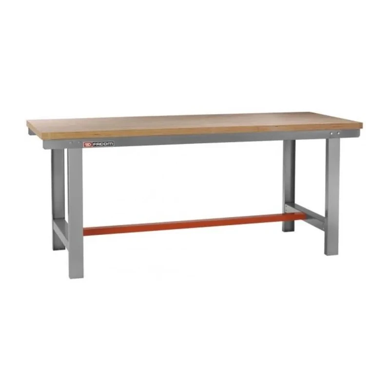 Facom 2 m Length x 750 mm Width x 860 mm Height Beech Wood Worktop 2250.WT