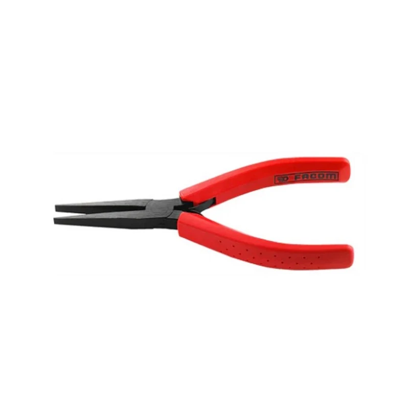 Facom Flat Nose Plier Smooth Jaw Stainless Steel Matt Burnished Finish 160mm Overall 401
