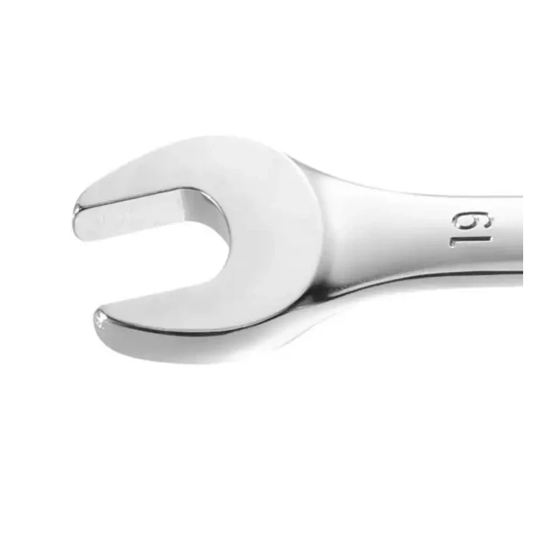 Facom Combination Spanner 9 mm Chrome Finish Offset 12-Point Ring Head 15° Angle 142mm Overall Length 41.9