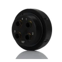 Legris Pneumatic Fitting Male/Female, M40 x 1.5, M46 x 1.5, Push-in Tube 6mm, Stainless Steel, Technical 3321 06 00 04
