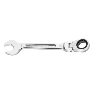 Facom Combination Spanner 15 mm Size, 170 mm Overall Length, Chrome Finish 467BF.15