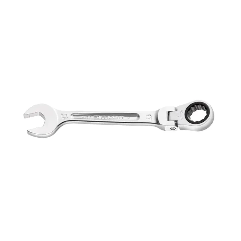 Facom Combination Spanner 15 mm Size, 170 mm Overall Length, Chrome Finish 467BF.15
