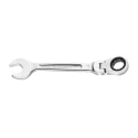 Facom Combination Spanner 17 mm, 191 mm Overall Chrome Finish Hinged Head 467BF.17