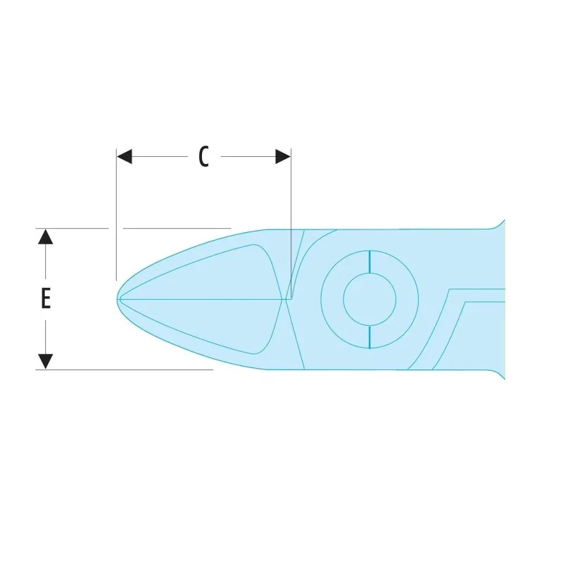 Facom Extended ESD Safe Side Cutter Bi-Metal Handle 110mm 425.E