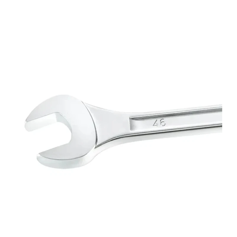 Facom Combination Spanner 42 mm, 615mm Overall Length, Chrome Finish, 12-Point, Offset Angle 15° 40.42LA
