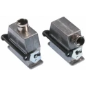 EPIC HB Range Heavy Duty Power Connector Hood Panel Mount 16+E Pole Brass IP65 70365000