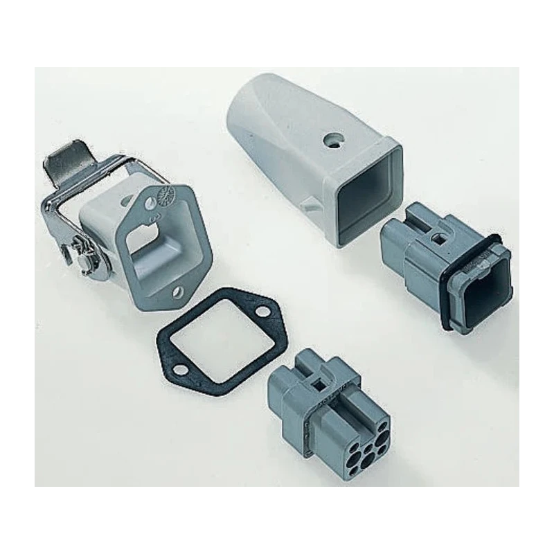 EPIC Heavy Duty Power Connector Insert 10A 250V H-D Series Male 8 Contacts 11252500