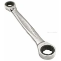 Facom Ratchet Drive Ring Spanner Metric 14 x 19 mm Satin Chrome 200mm Overall 464.M14X19