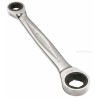 Facom Ratchet Drive Ring Spanner Metric 14 x 19 mm Satin Chrome 200mm Overall 464.M14X19