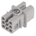 EPIC Heavy Duty Power Connector Insert Female 8 Contacts 10A 250V H-D Series 11253500