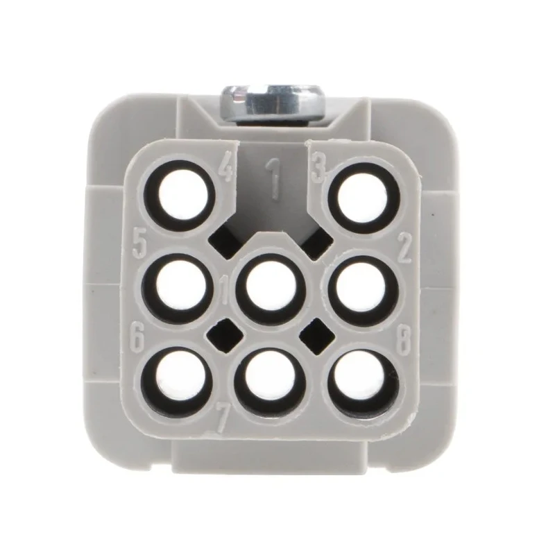 EPIC Heavy Duty Power Connector Insert Female 8 Contacts 10A 250V H-D Series 11253500