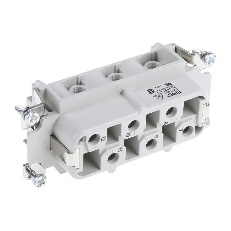 EPIC Heavy Duty Power Connector Insert 35A, H-BS Series Female, 6 Contacts 10171600
