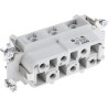 EPIC Heavy Duty Power Connector Insert 35A, H-BS Series Female, 6 Contacts 10171600