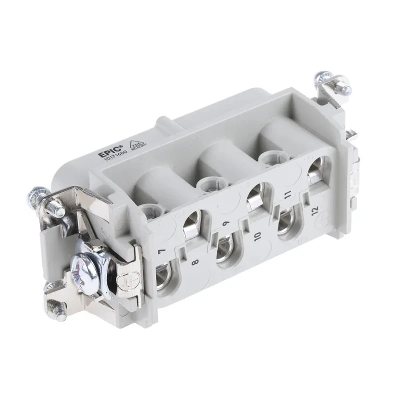 EPIC Heavy Duty Power Connector Insert 35A, H-BS Series Female, 6 Contacts 10171600