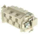 EPIC Heavy Duty Power Connector Insert, 35A Current Rating, H-BS Series Male, 6 Contacts 10170000