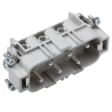 EPIC Heavy Duty Power Connector Insert, 35A Current Rating, H-BS Series Male, 6 Contacts 10170000