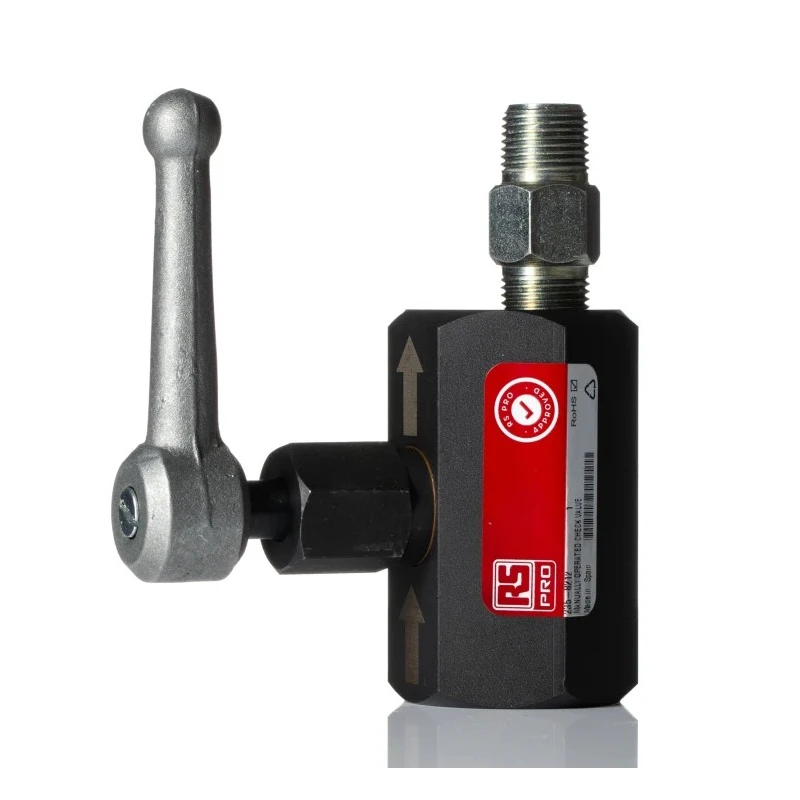 RS PRO Hydraulic Flow Control Valve Steel Body 3/8 in NPT Thread 700 bar 2 Ports 235-8212