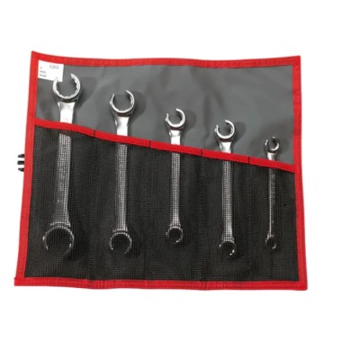 Facom 5-Piece Metric Flare Nut Spanner Set Angled 15°, Sizes 8x10 to 22x24 mm 42.JE5T