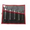 Facom 5-Piece Metric Flare Nut Spanner Set Angled 15°, Sizes 8x10 to 22x24 mm 42.JE5T