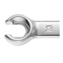 Facom Flare Nut Spanner Double Ended Metric 17x19mm Chrome Vanadium Steel 162mm Overall Length 43.17X19