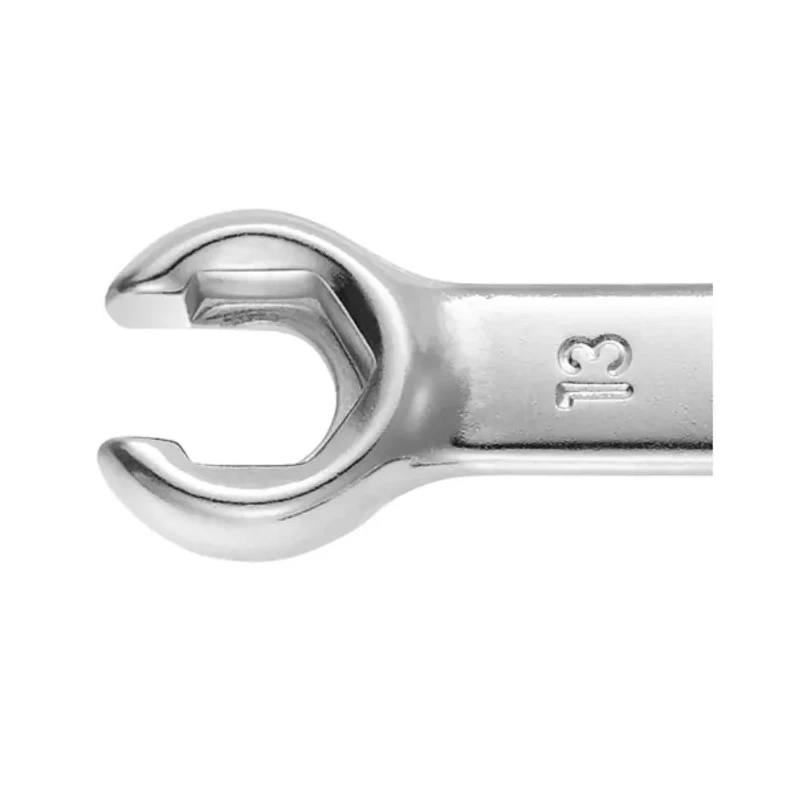 Facom Flare Nut Spanner Double Ended Metric 17x19mm Chrome Vanadium Steel 162mm Overall Length 43.17X19