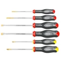 Facom Phillips and Slotted Standard Screwdriver Set, 6-Piece, ATP.J6