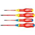 Facom Extra Slim Insulated Screwdriver Set 8-Piece with VDE Approval ATB.J8TVE
