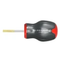 Facom Stubby Protwist Screwdriver, Insulated, 35 mm Blade, 6.5 mm Tip Width, 91 mm Overall Length AT6.5X35